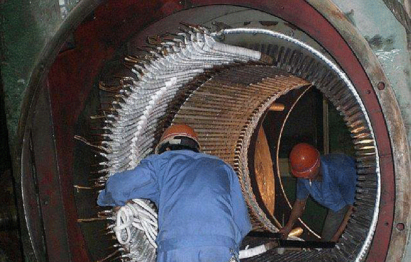 西安西瑪高壓電機(jī)定子線圈接地故障案例解析。